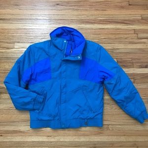 Vintage EUROPA by Cevas Ski Jacket - teal & blue
